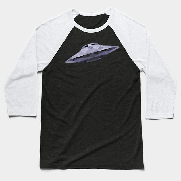 UFO Baseball T-Shirt by swissles